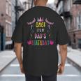 Happy Birthday Dad Big And Tall Men's T-Shirt Back Print
