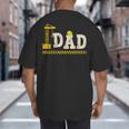 Happy Father's Day Construction For Son DAD Father's Day Big And Tall Men's T-Shirt Back Print