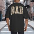 Hunting Dad Duck Camouflage Camo Waterfowl Duck Camo Men Big And Tall Men's T-Shirt Back Print