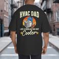 HVAC Dad But Cooler HVAC Technician Father Big And Tall Men's T-Shirt Back Print