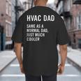 HVAC Dad Definition HVAC Technician Big And Tall Men's T-Shirt Back Print