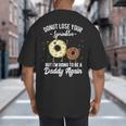 I'm Going To Be a Daddy Again Pregnancy Announcement Quote Big And Tall Men's T-Shirt Back Print