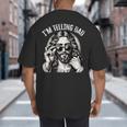 I'm Telling Dad Saying Religious Christian Jesus Meme Big And Tall Men's T-Shirt Back Print