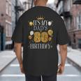 It's My Dad's 80th Birthday Happy Birthday 80 Years Old Big And Tall Men's T-Shirt Back Print It's My Dad's 80th Birthday Happy Birthday 80 Years Old Big And Tall Men's T-Shirt Back Print