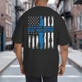 Jesus God Religious Man Of God Husband Dad Protector Big And Tall Men's T-Shirt Back Print