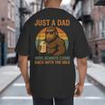 Just A Dad Who Always Came Back With The Milk Bigfoot Big And Tall Men's T-Shirt Back Print