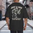 Just a Dad Who Always Came Back With The Milk Shirt Bigfoot Big And Tall Men's T-Shirt Back Print