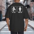 My Kid Motocross Dad Of A Motocross Rider Father Moto Dad Big And Tall Men's T-Shirt Back Print My Kid Motocross Dad Of A Motocross Rider Father Moto Dad Big And Tall Men's T-Shirt Back Print