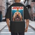 Labradoodle Jowls Tee Fawn Lab Doodle Mom Top Dad Big And Tall Men's T-Shirt Back Print