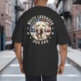 Labrador Retriever Dog Dad Big And Tall Men's T-Shirt Back Print