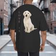 Labrador Retriever Shirt Women Men Lab Mom Dad Dog Tee Big And Tall Men's T-Shirt Back Print