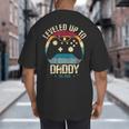 I Leveled Up To Daddy Est 2026 Dad Level Unlocked New Dad Big And Tall Men's T-Shirt Back Print