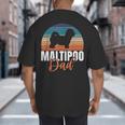 Maltipoo Dad Big And Tall Men's T-Shirt Back Print