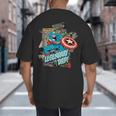 Marvel Captain America Legendary Dad Father's Day Big And Tall Men's T-Shirt Back Print