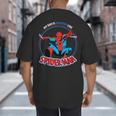 Marvel Dad Is Amazing Like Spider-Man Father's Day Big And Tall Men's T-Shirt Back Print