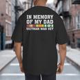In Memory Of My Dad Vietnam Veteran Family Matching Big And Tall Men's T-Shirt Back Print