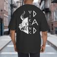 Men Celtic Norse Mythology Viking Dad Big And Tall Men's T-Shirt Back Print