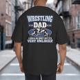For Men Freestyle Wrestling Dad Big And Tall Men's T-Shirt Back Print