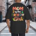 Mom And Dad Birthday Girl Matching Family Party Decorations Big And Tall Men's T-Shirt Back Print