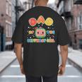 Mom And Dad Of The Birthday Girl Melon Family Matching Big And Tall Men's T-Shirt Back Print
