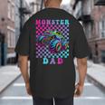 Monster Truck Dad Family Matching Shirt Truck Lovers Big And Tall Men's T-Shirt Back Print