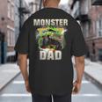 Monster Truck Dad Monster Truck Are My Jam Adults Kids Big And Tall Men's T-Shirt Back Print