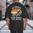 Motorcycle Dad Dirt Bike Shirt Motocross Riding Buddies Big And Tall Men's T-Shirt Back Print