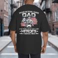 National Guard Graduation Proud National Guard Dad Big And Tall Men's T-Shirt Back Print