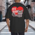 Nebelung Cat 1 Dad Father's Day Daddy Heart Decor For Men Women Kids Big And Tall Men's T-Shirt Back Print Nebelung Cat 1 Dad Father's Day Daddy Heart Decor For Men Women Kids Big And Tall Men's T-Shirt Back Print