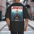 Newfoundland Dog Newfie Lab Jowls Burger Dog Mom Dad Big And Tall Men's T-Shirt Back Print