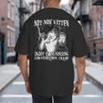 Not Now Kitten Daddy Increasing Shareholder Value Alpha Wolf Big And Tall Men's T-Shirt Back Print
