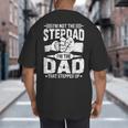 Not The Stepdad Dad That Stepped Up Fathers Day 2025 Big And Tall Men's T-Shirt Back Print