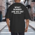What Number Are We On Dance Dad Big And Tall Men's T-Shirt Back Print