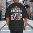 Oilfield Dad Oilfeild My Daddy Works In The Oilfield Big And Tall Men's T-Shirt Back Print