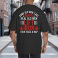 Old Men Gag Workout Gym Fitness Exercise Weightlifting Dad Big And Tall Men's T-Shirt Back Print Old Men Gag Workout Gym Fitness Exercise Weightlifting Dad Big And Tall Men's T-Shirt Back Print