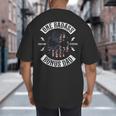 One Badass Bonus Stepdad Birthday Step Dad Big And Tall Men's T-Shirt Back Print