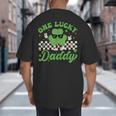 One Lucky Daddy St Patricks Day Dad Father Big And Tall Men's T-Shirt Back Print