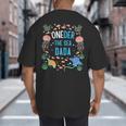 OneDer The Sea Dada 1st Birthday Dad Matching Big And Tall Men's T-Shirt Back Print