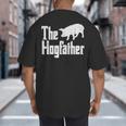 Pig The Hogfather Hog Dad Fathers Day Parody Papa Men Big And Tall Men's T-Shirt Back Print Pig The Hogfather Hog Dad Fathers Day Parody Papa Men Big And Tall Men's T-Shirt Back Print