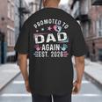Promoted To Dad Again Est 2026 Vintage Dad Big And Tall Men's T-Shirt Back Print
