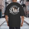 Promoted To Dad Est 2026 Stamp First Time Daddy To Be Big And Tall Men's T-Shirt Back Print