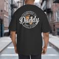 Promoted To Daddy Est 2026 Stamp First Time Dad To Be Big And Tall Men's T-Shirt Back Print