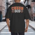Proud Cheer Dad My Favorite Cheerleader Calls Me Dad Orange Big And Tall Men's T-Shirt Back Print