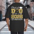 Proud Dad Of A 2026 Graduate Senior 2026 Grad Family Big And Tall Men's T-Shirt Back Print