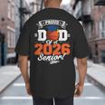 Proud Dad Of A 2026 Senior Basketball Graduation Big And Tall Men's T-Shirt Back Print