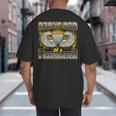 Proud Dad Of a Airborne Division Paratrooper Big And Tall Men's T-Shirt Back Print