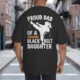 Proud Dad Of A Belt Daughter Big And Tall Men's T-Shirt Back Print Proud Dad Of A Belt Daughter Big And Tall Men's T-Shirt Back Print