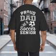 Proud Dad Of a Soccer Senior Class Of 2026 Graduation Big And Tall Men's T-Shirt Back Print