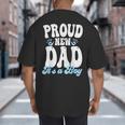 Proud New Dad It's A Boy Father To Be Soon To Be Dad Big And Tall Men's T-Shirt Back Print