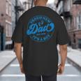 Proud New Daddy It's A Boy Dad To Be 1st Time Father Big And Tall Men's T-Shirt Back Print